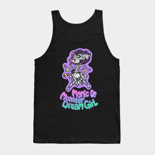 Manic Monster Dream Girl - Pastel Variant Tank Top by Zae369